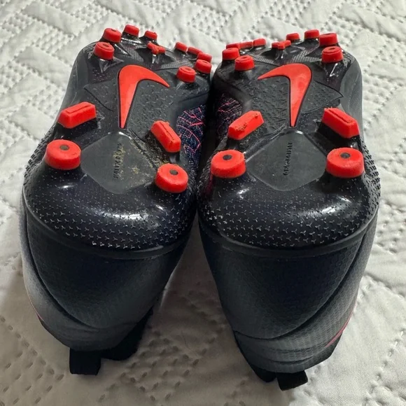 Nike Phantom VSN Acandemy DF FG Navy Blue Red Cleats Youth Size 4 Outdoors - Picture 6 of 10